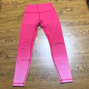 Lululemon ombré hot pink leggings